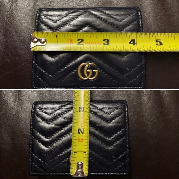 AUTHENTIC Gucci GG Marmont Card Wallet - Picture 10 of 11